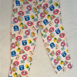 Snoopy & Woodstock Cute Camping Theme Lounge/PJ Bottoms. Women’s Size 2XL. NWOT